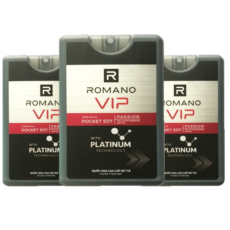 Nước Hoa Bỏ Túi Romano Vip Passion 18ml