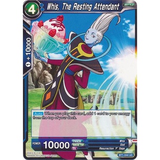 Thẻ bài Dragonball - TCG - Whis, The Resting Attendant / BT1-044'