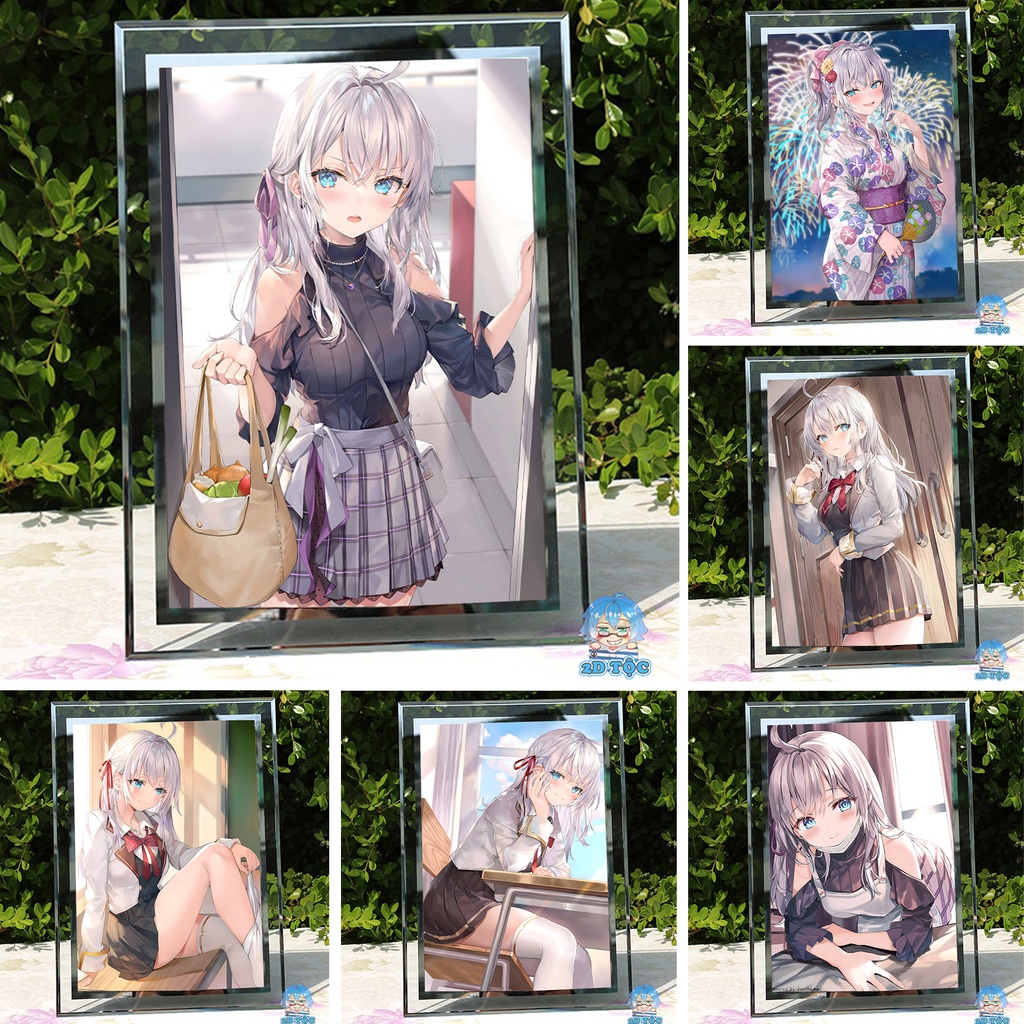 Khung kính A4 Arya-san bàn bên thi thoảng lại thả thính tôi bằng tiếng Nga (1) - để bàn by 2D Tộc Shop