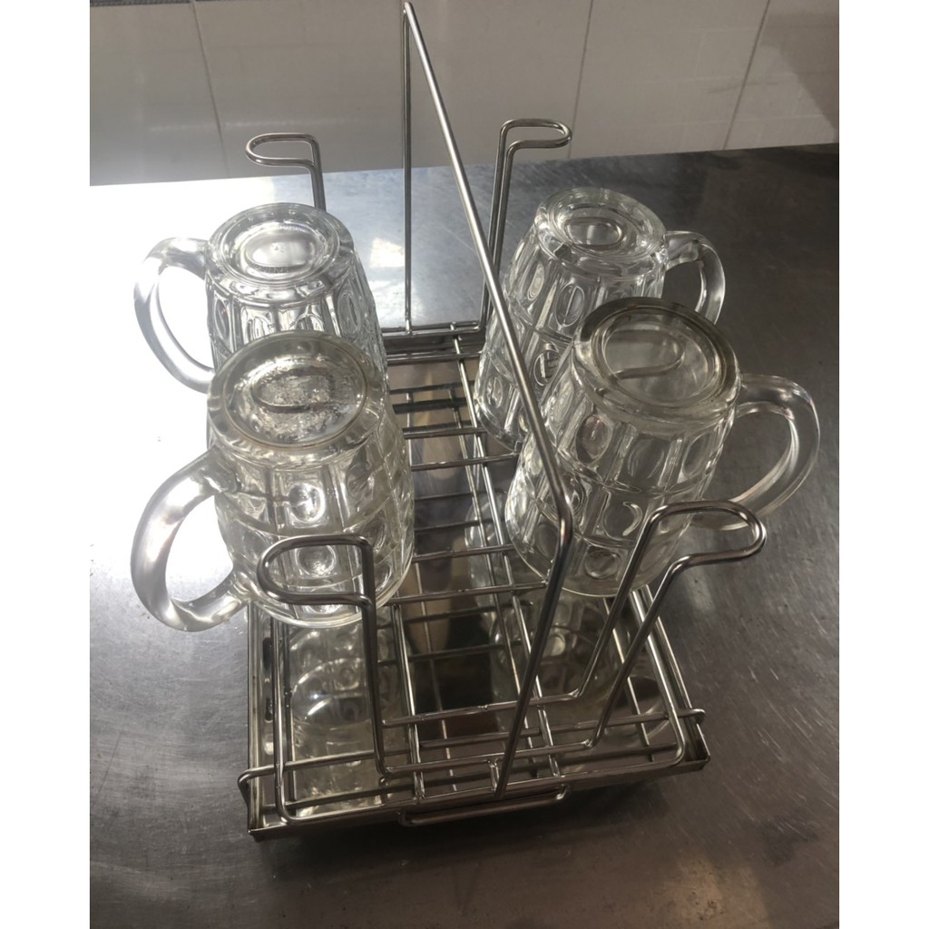 Kệ úp li có khay hứng nước KT- D30xR21xC25 cm