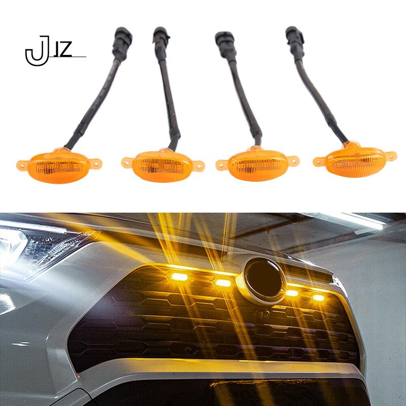 Đèn LED Gắn Phía Trước Lưới Tản Nhiệt Màu Hổ Phách Cho Xe Hơi
