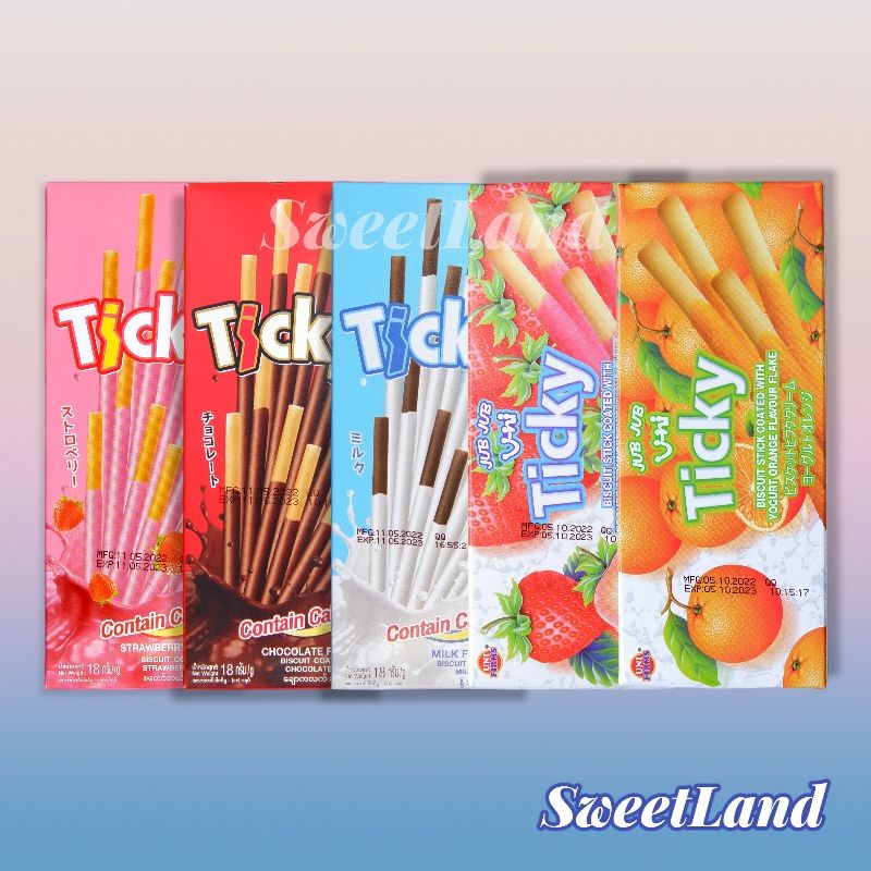 Bánh que nhúng kem Ticky Thái Lan hộp 20g