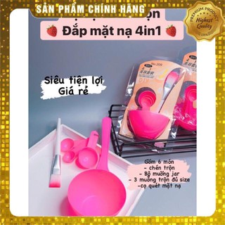 Bộ Dụng Cụ Trộn Mặt Nạ 4 món