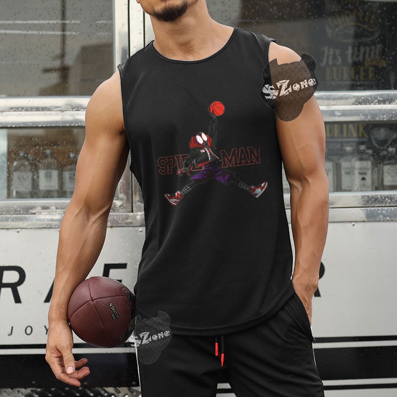 Áo Sát Nách Thể Thao Nam Tập Thể thao, Gym, Bóng Rổ - Chất Liệu Thun Lỗ Kim Cao Cấp SZone PMB68