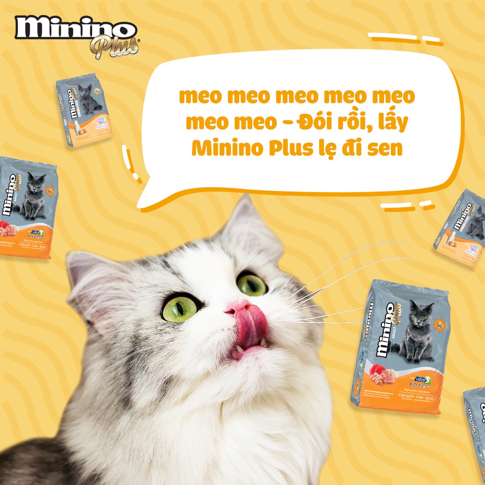 𝗨𝗿𝗯𝗮𝗻_𝗠𝗶𝗻𝗶𝗻𝗼 𝗣𝗹𝘂𝘀 𝗞𝗶𝘁𝘁𝗲𝗻_Hạt từ Trứng &amp; Sữa cho mèo con