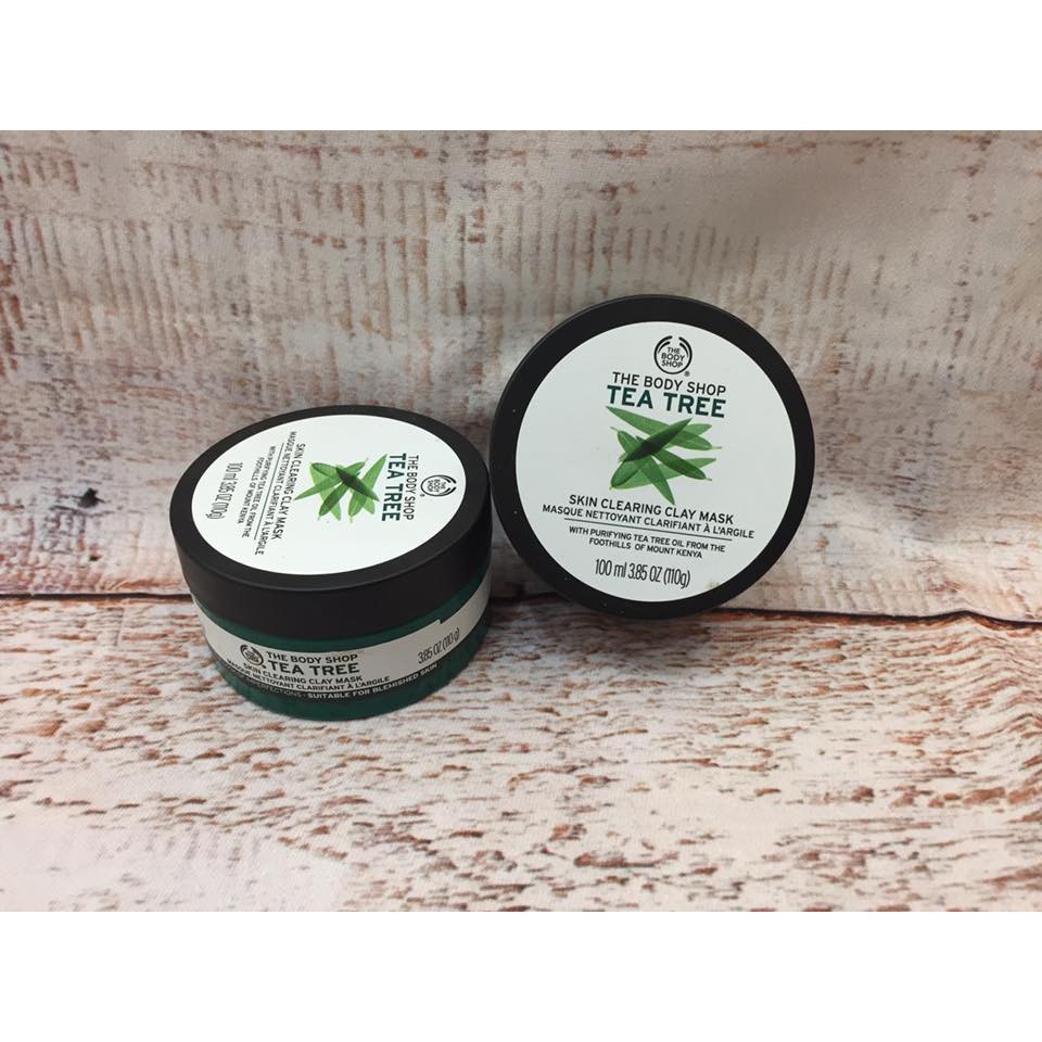 Mặt Nạ Đất Sét Tea Tree Skin Clearing Clay Mask The Body Shop 100ML