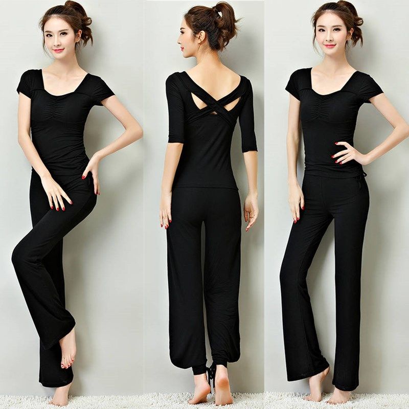 ✔✧2021 quần áo yoga mới phù hợp với nữ phương thức rộng rãi thể dục thao kích thước lớn tập nhảy đệm ngực
