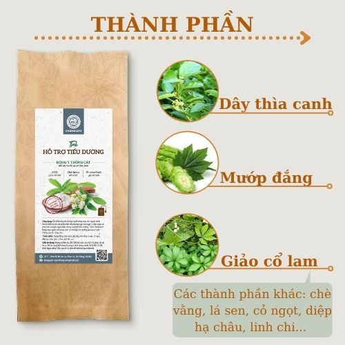 Trà hạ đường huyết Đông y gia truyền KỲ HOA người bị tiểu đường giúp ổn định và ngăn ngừa biến chứng bệnh tiểu đường