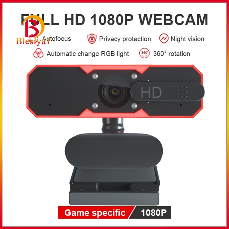 Webcam Tự Động Lấy Nét Blesiya1 1080p Tích Hợp Micro Tiện Dụng | BigBuy360 - bigbuy360.vn