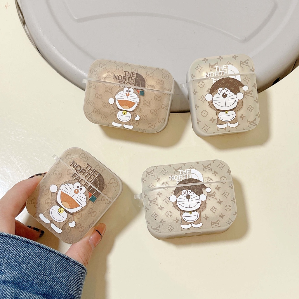 Vỏ Bảo Vệ Hộp Sạc Tai Nghe compatible AirPods 3 Pro Apple compatible AirPods Pro compatible AirPods3 Hình Chú Mèo Máy Vuông Năm 2021 Bằng TPU