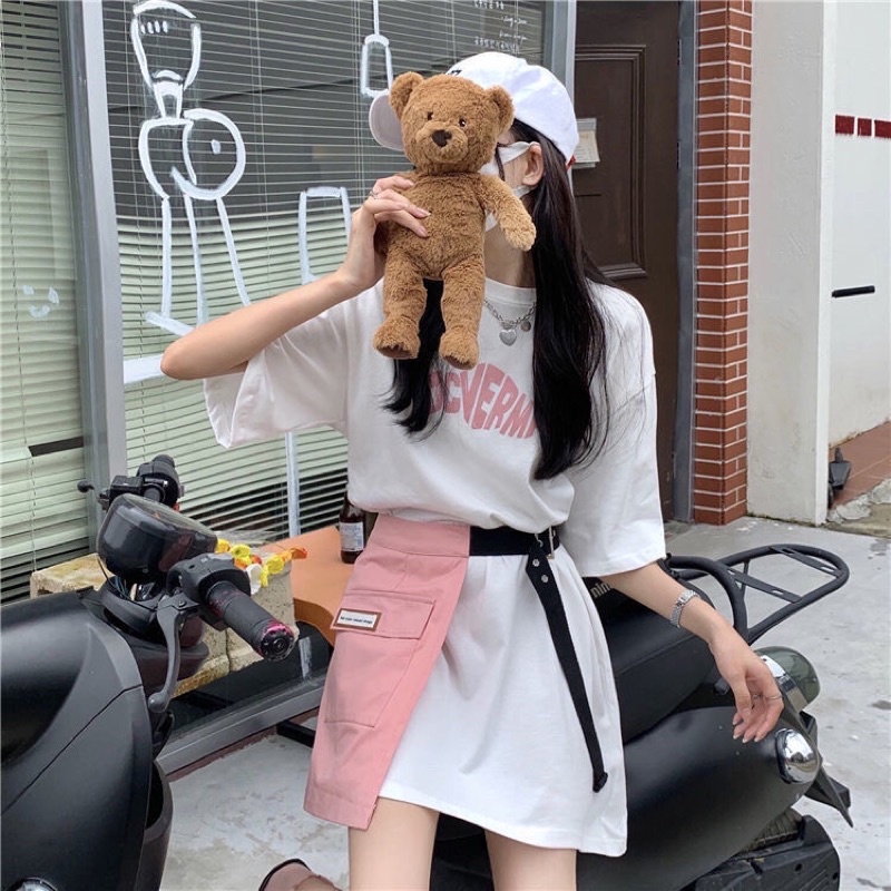 Set Áo Phông Chân Váy Buộc Eo Xinh Xắn Taobao