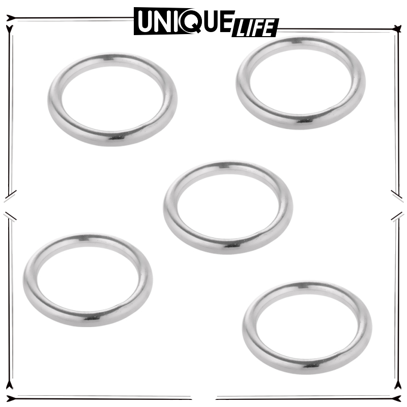 [Niuniu appliances]5x Smooth Welded Polish Boat Marine Stainless Steel O   3x15mm