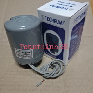 Rờ le máy bơm tăng áp Techrumi (tặng ren ngoài 21/17mm thau)