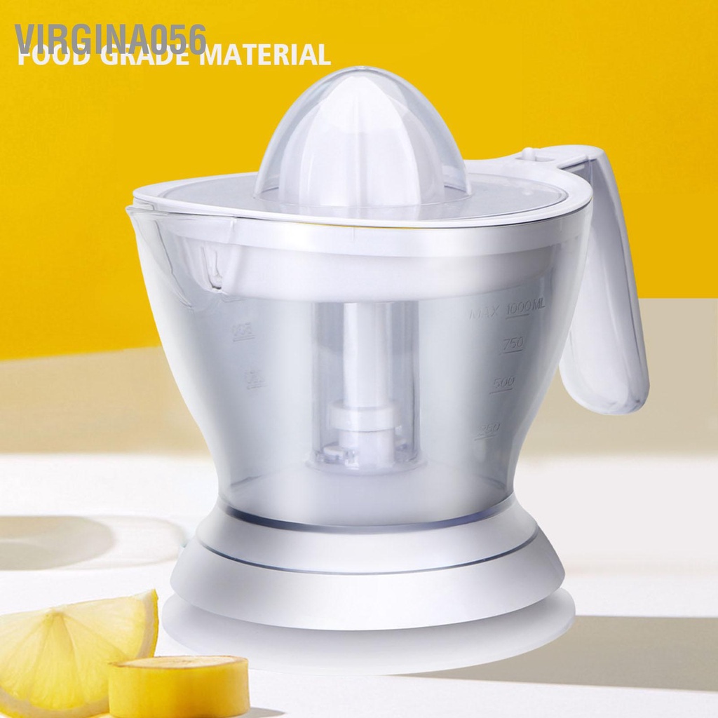 Virgina056 Máy ép trái cây bằng điện rửa chén có thể tháo rời An toàn tự động cho cam chanh EU Cắm 220V 1.5L