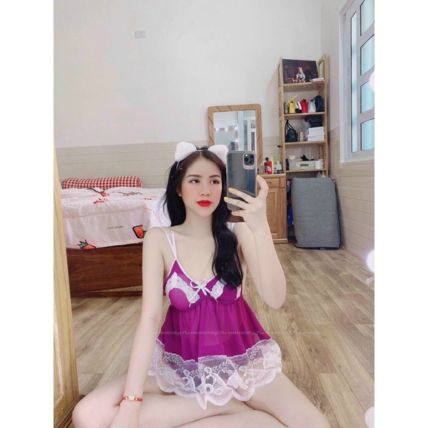 ❤️FREE SHIP❤️Đồ ngủ sexy, đồ ngủ 2 dây mặc nhà có mút ngực [ảnh+video thật] | BigBuy360 - bigbuy360.vn