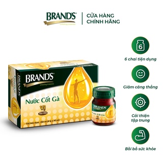 Nước cốt gà BRAND S vị dịu nhẹ 42 ml x 6 lọ