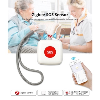 Nút ấn SOS khẩn cấp thông minh Zigbee Tuya (Cần Hub Zigbee)