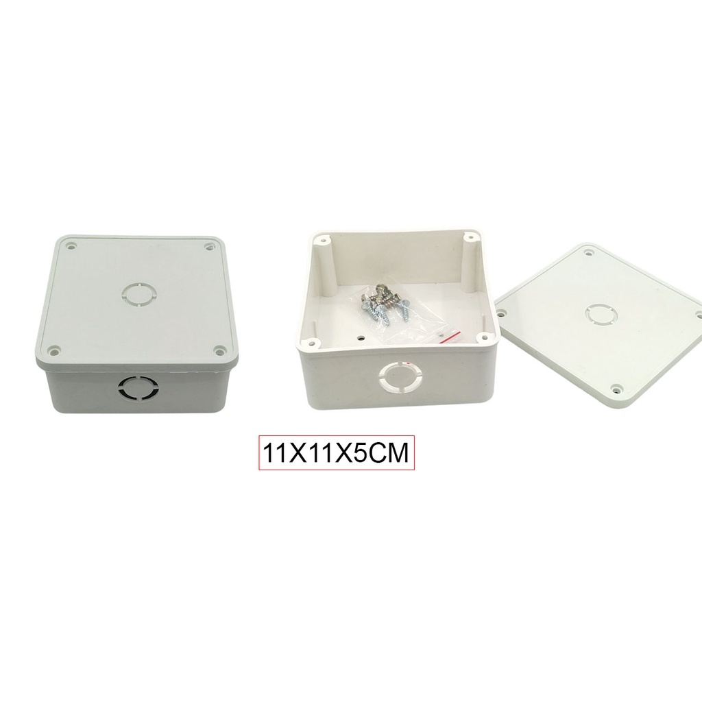 Hộp kỹ thuật kích thước 11cm x 11cm x 5 Chân đế chữ L Cho Camera chống nước hệ thống camera quan sát