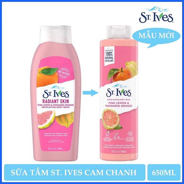 SỮA TẮM STIVES BODY WASH 650ML - BẢN MỚI