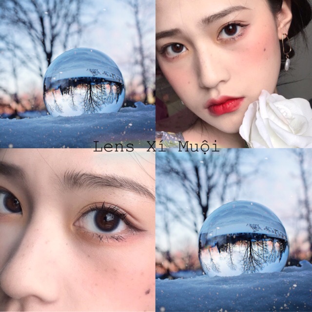 Lens Mini Ring xám đen-0 độ và có độ