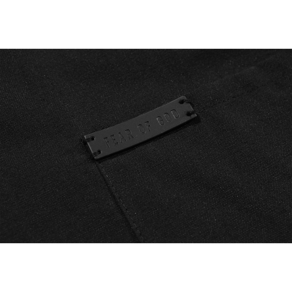 FOG Fear of God Season 7 Main Line Flocking Print High Street Polo Shirt Tide Brand Loose Short Sleeve T-Shirt