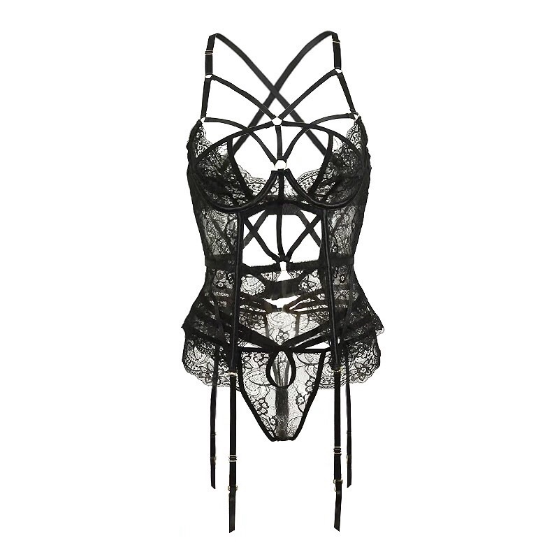 MY9583 &lt;VIDEO+Ảnh Thật&gt; Bộ Đồ Dây Đan Quyến Rũ- Nội Y Nữ Gợi Cảm