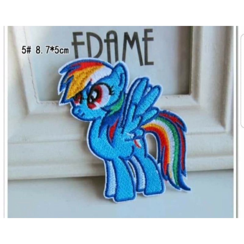 Sticker Ủi Thêu Hoạt Hình My Little Pony Dễ Thương