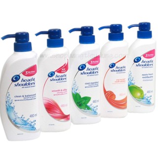 Dầu Gội Đầu Thái Lan Head & Shoulder cool menthol bạc hà mát rượi 480ml