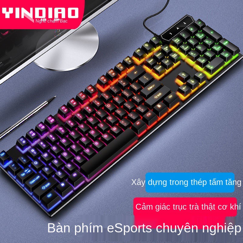 Bộ điều khiển Silver Eagle V4 Cảm nhận Bàn phím và Chuột chơi game máy tính để xách tay phổ thông có dây | BigBuy360 - bigbuy360.vn