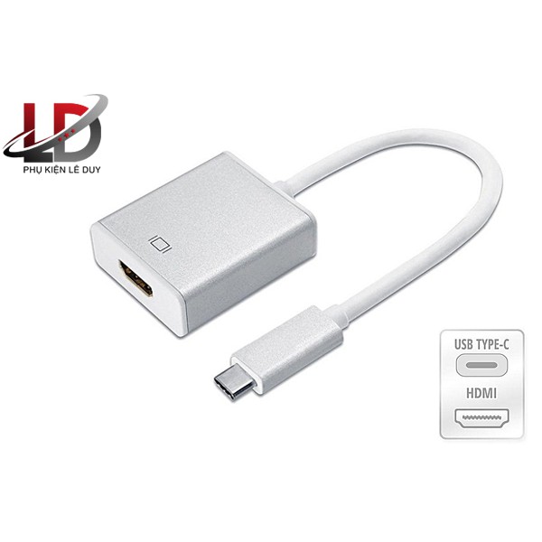 Cáp chuyển USB Type C sang HDMI hỗ trợ fullHD 1080p - Phukienleduy
