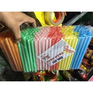 100gr Ống hút trân châu phi 12, phi 8, phi 6  đen, trong suốt- drinking straws
