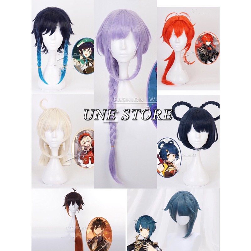 Tóc giả cosplay - Genshin Impact tổng hợp