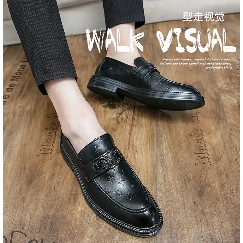 Giày Lười Da Bóng Thời Trang Dành Cho Nam