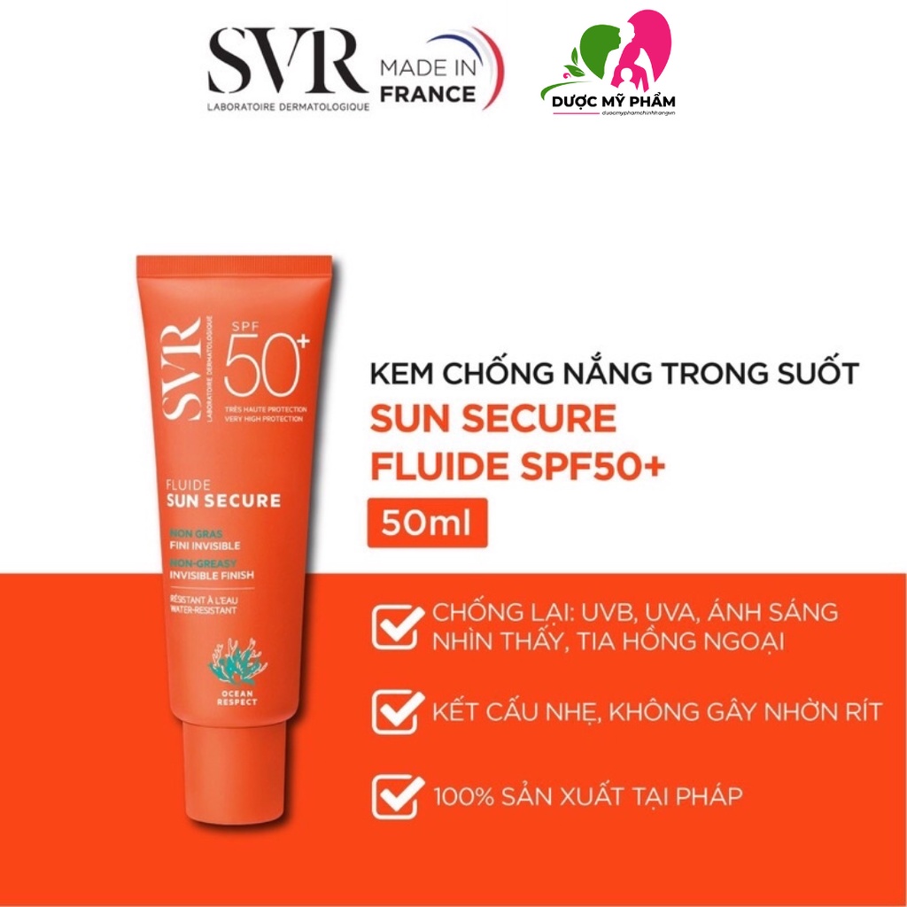 Mua Kem chống nắng giảm mụn trong suốt, không nhờn rít SVR SUN SECURE ...