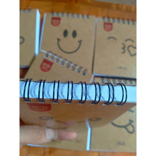 Sổ tay lò xo viết ghi chú bìa cứng siêu kute 160 trang 10x 8.5cm