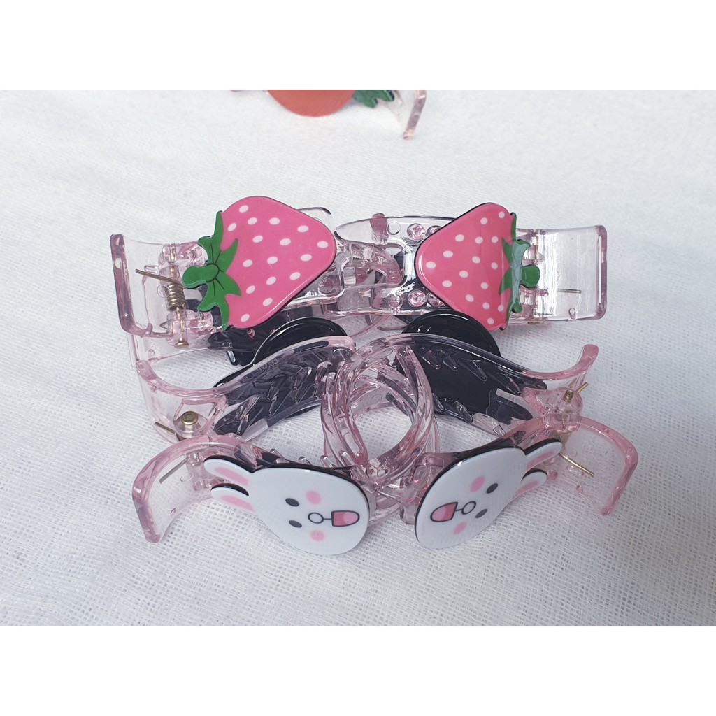 GẤP TÓC TRONG SUỐT CÓ HÌNH DỄ THƯƠNG