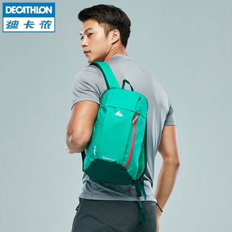 QUECHUA Balo Du Lịch Thời Trang Năng Động Cho Nam Nữ Đen