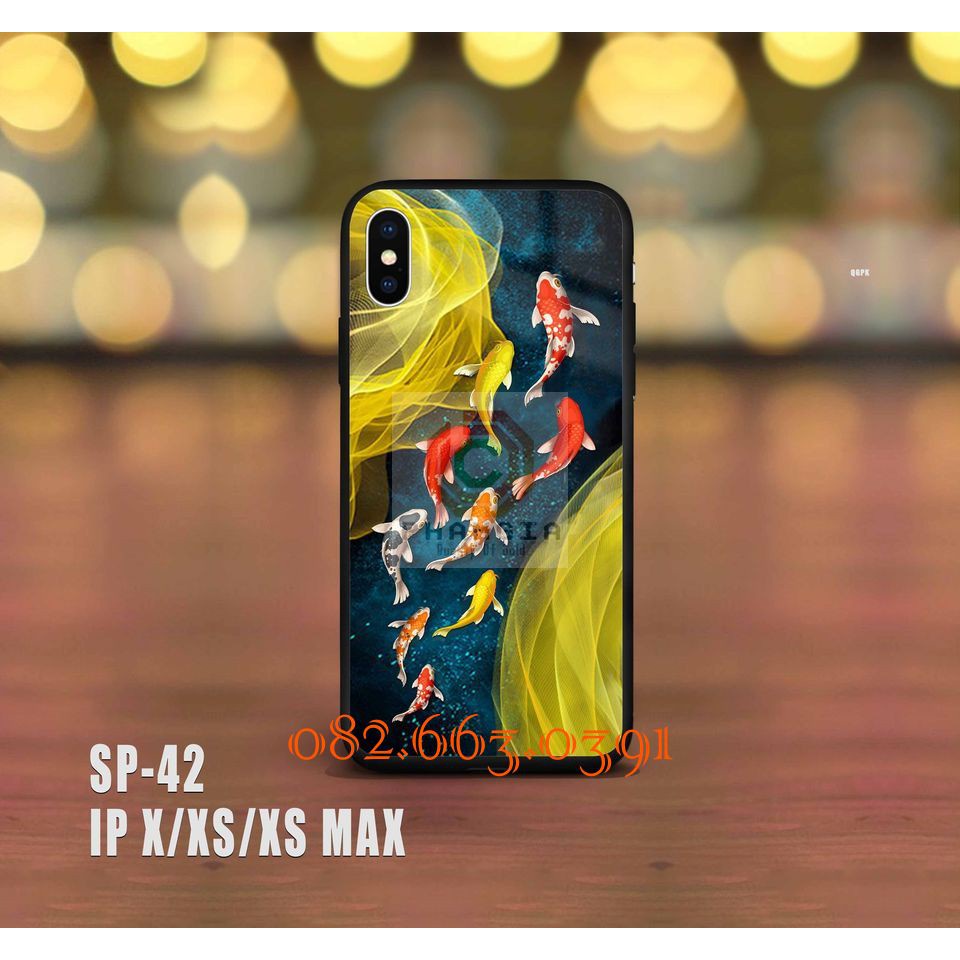 Ốp lưng IP X / XS / XS MAX hình cá koi siêu đẹp