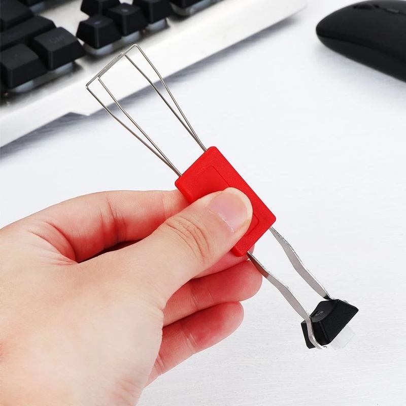 Dụng Cụ Kéo Tháo Phím Cơ Màu Đen 2 Trong 1 Nhỏ Gọn Thông Dụng