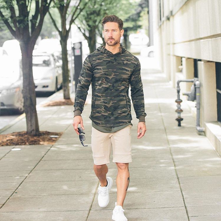 Áo khoác tập luyện thể thao dài tay bằng cotton thời trang cho nam | BigBuy360 - bigbuy360.vn