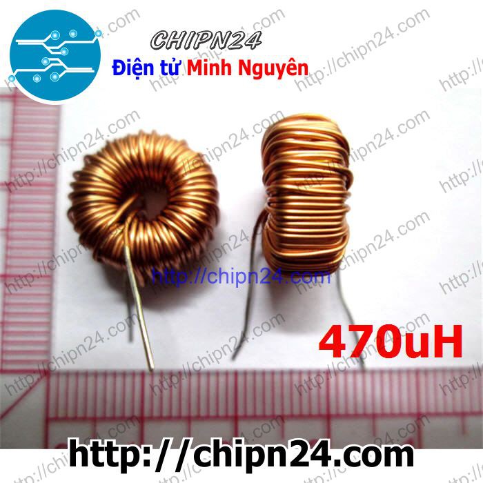 [2 CÁI] Cuộn cảm xuyến DIP 3A (68/100/150/220/330/470UH) - [Chọn Loại]