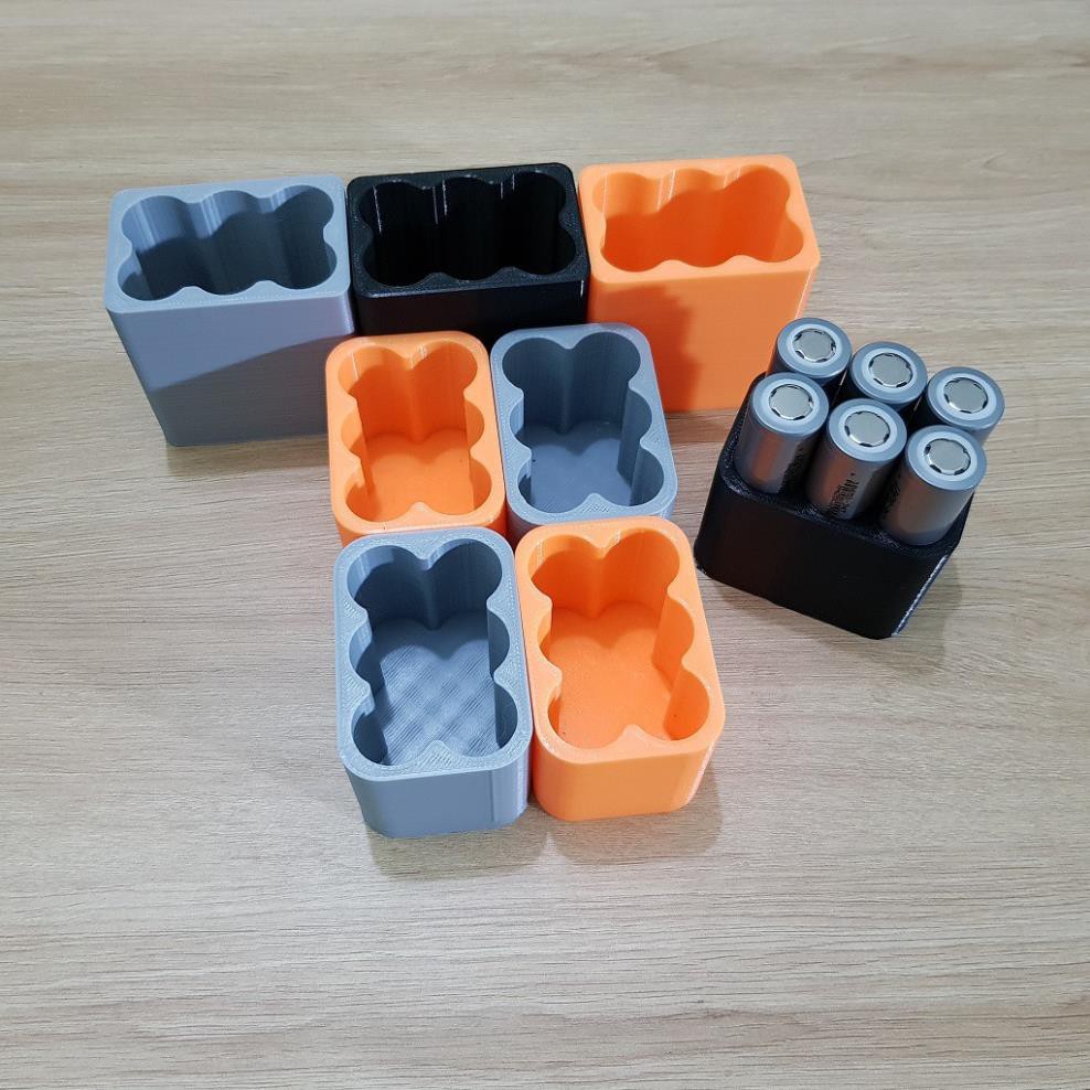 Khuôn đóng cell pin 18650, 3 cell 2 hàng dành cho pin National 12v | Nati cao | Bosch 12v | Cids 14,4v