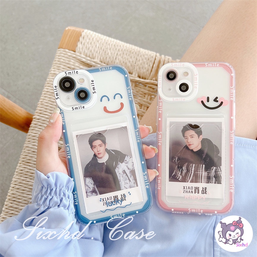 Ốp Lưng OPPO A17 A57 A77s A55 A16 A15 A15s A5s A3s A76 A95 A96 A74 A54 A55 A53 A33 A32 A9 A7 A5 A95 A92 A77 A52 A12 A17K Reno 8T 8Z 7Z 6Z 5Z F11 F9 sixhd Ốp Điện Thoại Mềm Chống Sốc Có Ngăn Đựng Thẻ In Hình Mặt Cười Cho