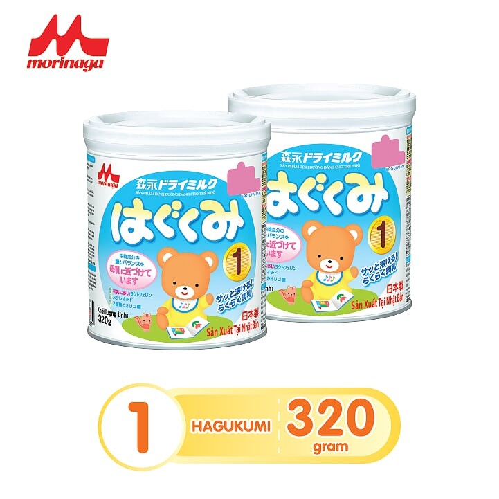 [lon tách đai] Sữa Morinaga số 1 và số 2 - 320gr/850gr