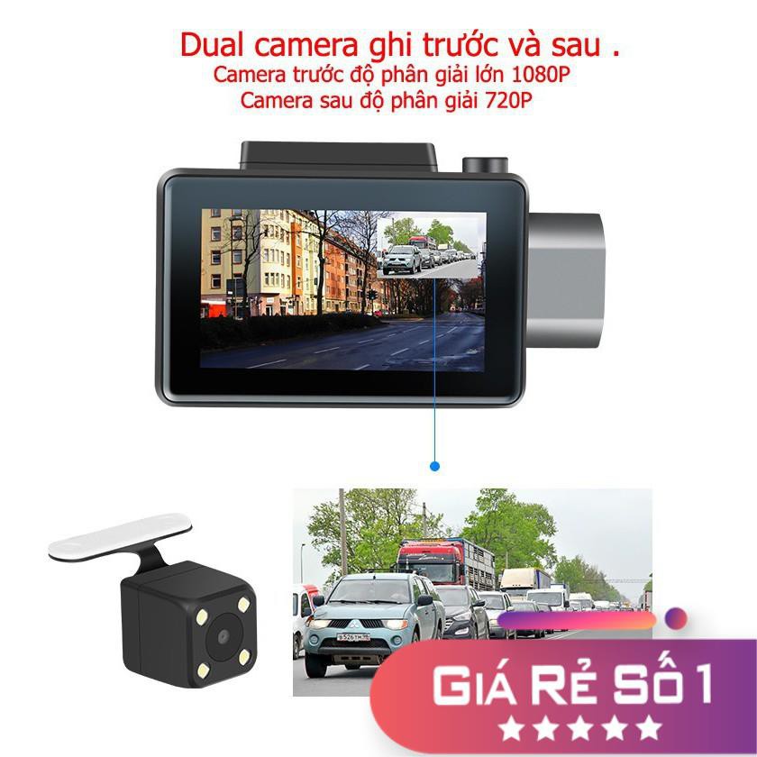 Camera hành trình ô tô kết nối Wifi/3G/GPS/ADAS xem từ xa truyền hình trực tuyến định vị từ xa chính hãng carfu c1