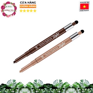 Chì kẻ mày ngang LUA PERFECT EYEBROW STYLER 2 đầu