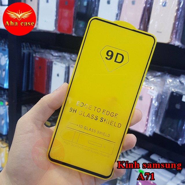 Kính cường lực samsung A51 và kính cường lực samsung a71 loại 9D full màn hình