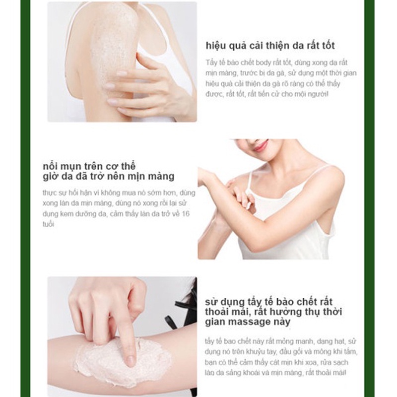 Tẩy da chết body 250g tẩy tế bào chết cơ thể YZKMSKIN làm trắng da toàn thân Làm cho da mịn màng và mềm mại | BigBuy360 - bigbuy360.vn
