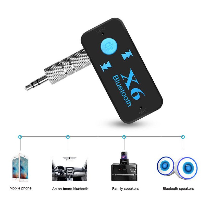 Bộ thu phát nhạc Bluetooth X6 - Usb Bluetooth X6