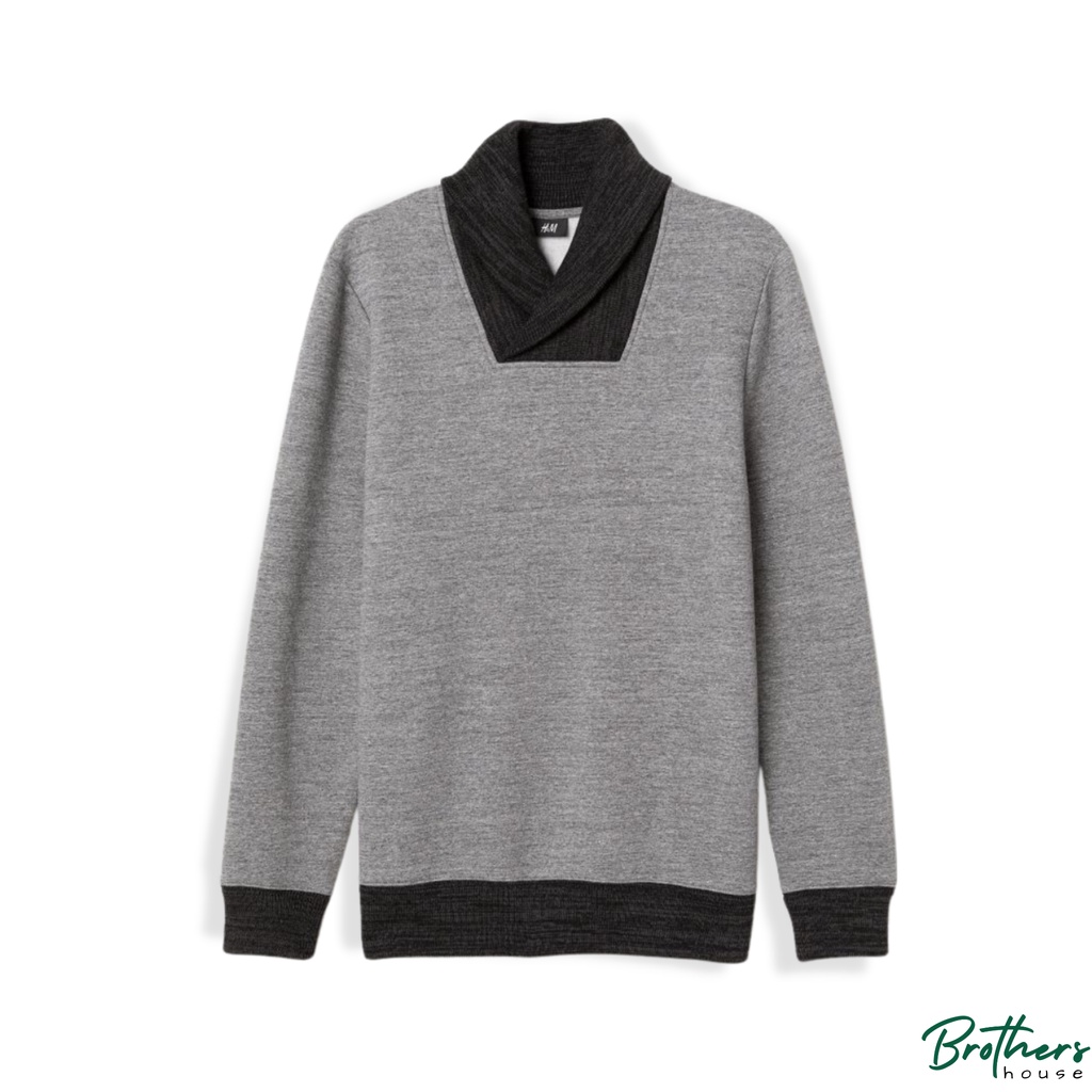 |Auth| Áo nỉ | sweater HM cổ xếp hàng hiếm, lịch lãm năng động dễ mix match
